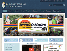 Tablet Screenshot of ollparish.com